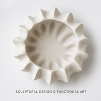 Bol décoratif en résine organique personnalisable, plateau à fruits abstrait moderne avec finition brillante, durable pour la table du salon