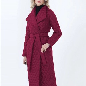 Chaqueta Acolchada con Capucha de Color Sólido para Hombre, Abrigos Largos con Solapa y Cinturón, Ropa Exterior Elegante y Cálida para Invierno, Tallas Grandes, con Bolsillos, Impermeable - Product Image 3