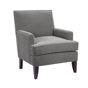 Contemporary <b>Square</b> Single Sofa with Multi-colored Fabric Upholstery - Product Image 1