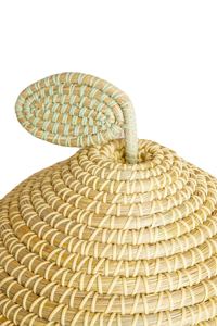 Eye-catching Lemon Storage Basket Handcrafted Seagrass Hamper <b>for</b> Kids and Babies <b>Room</b> Natural <b>Laundry</b> Basket <b>for</b> Home and <b>Decor</b> - Product Image 6