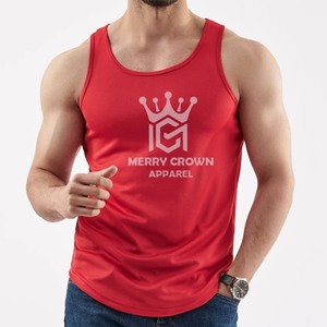 เสื้อกล้ามออกกำลังกายสำหรับผู้ชายแห้งเร็วเสื้อกล้ามออกกำลังสำหรับใส่ออกกำลังกายฝึกซ้อม - Product Image 4