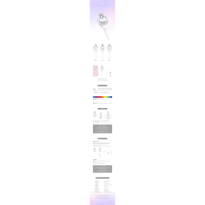 Official IVE <b>Light</b> <b>Stick</b> Ver.2 Plastic Korean Promotional Use for All Ages - Product Image 3