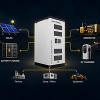 Sistema de Almacenamiento de Energía Solar en Contenedor de 500kWh, 1MW, 2MW, 20 pies, 40 pies, Microsistema de Baterías en Contenedor