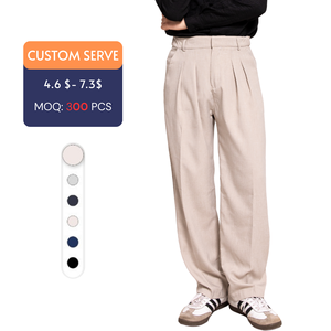 Pantalones de Poliéster Color Caqui para Hombre, Personalizados al por Mayor, Fabricación en Vietnam ODM/OEM, con Logotipo en la Cintura y Precio Competitivo - Product Image 2