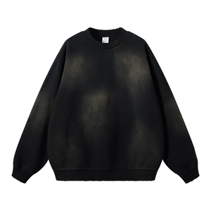 Pull-over à pigments thermiques en coton épais conçu sur mesure, sweatshirts à capuche brodés pour l'hiver, service OEM - Product Image 3
