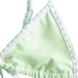 Maillot de bain bikini imprimé deux pièces style string pour femmes, fournisseur en gros OEM personnalisé - Product Image 4