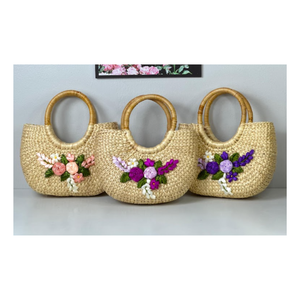 Sacs en jacinthe d'eau de haute qualité du Vietnam Sacs en jacinthe d'eau savamment fabriqués durables et élégants - Product Image 3