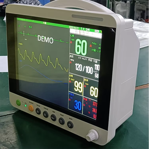 Monitor rumah sakit <span class=keywords><strong>12.1</strong></span> inci Monitor pasien Multi-parameter layar sentuh Monitor tanda Vital hewan - Product Image 5