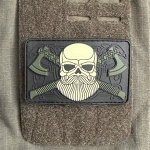 Patch en caoutchouc PVC 3D de niveau tactique Patch Camo à l'arrière Patch de niveau uniforme Coudre le fer Tissu en feutre doux OEM personnalisable - Product Image 5