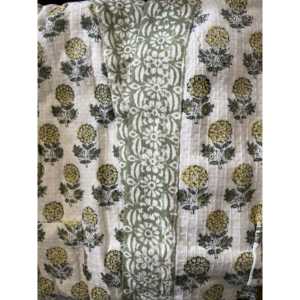 Bata de Baño Acogedora con Tejido Waffle Daisy, Talla Única, Ropa de Casa Cómoda con Cierre de Cordón, Camisón Suave y Transpirable con Estampado Liso - Product Image 2