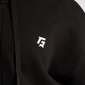 Essential Active Black Zipper Hoodie for Fitness Apparel - Product Image 4