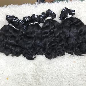 Tissage humain vierge Remy de haute qualité du fabricant vietnamien OEM Machine Double trame toutes couleurs Textures ondulées Hot Trend Bundle - Product Image 3