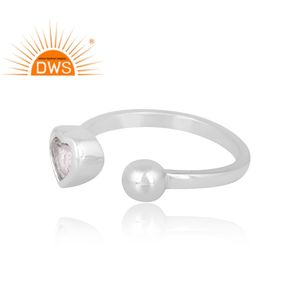 Handmade Design 925 Silver Natural Crystal <b>Quartz</b> Gemstone <b>Ring</b> Custom Jewelry For Women Gift For Her - Product Image 4