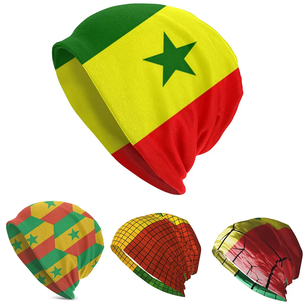Ghana Cameroon Senegal Voetbalfans Gebreid Beanie Hoeden Voetbalfanproducten Accessoires Juichende Rekwisieten