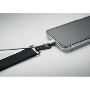 Lanière de poignet personnalisée en polyester Celeste, accessoire pour gadgets sur mesure - Product Image 2