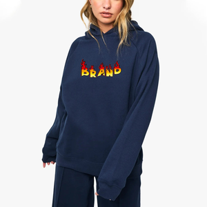 Sudadera con Capucha de Invierno para Mujer, de Felpa, Antibolitas, Lista para Imprimir, Algodón Premium, MOQ Bajo, Etiqueta Personalizada, Pedido al por Mayor, Fábrica OEM - Product Image 6