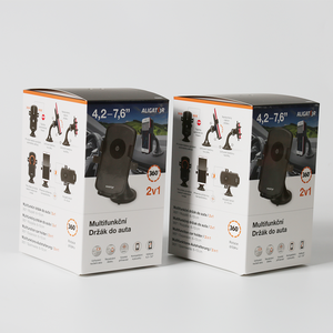 Cao cấp mini trắng hộp sóng với tuck <span class=keywords><strong>tab</strong></span>-nhỏ gọn bao bì cho xe người giữ điện thoại - Product Image 3