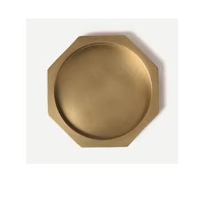 Customized Brass Metal Coasters Size 100% Best Quality Shiny <b>Polished</b> Tea Drink Cup Coaster <b>Pad</b> for Home Dining Table for Hotels - Product Image 1