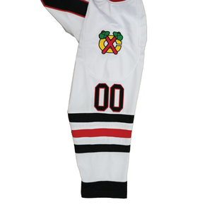 High Quality Custom Polyester Cut n Sew Ice <b>Hockey</b> Jersey Adults Sportswear with Embroidered Name Logos OEM Team Name Service - Product Image 6
