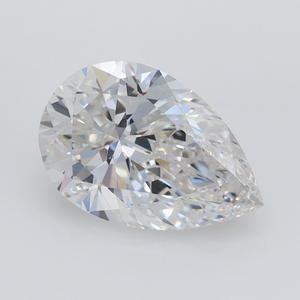 IGI Certified 3.09 Ct White Pear Cut Lab Grown Diamond F Colour VS1 Clarity Loose Calibrated Oval Shape Excellent <b>Jewelry</b> Making - Product Image 1