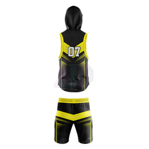 Premium Quality 7v7 <b>Compression</b> Uniform Set with Hoodie 100% Polyester Lightweight & Breathable for Active Fitness and Sports - Product Image 3