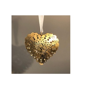 Escena colgante de ventana en forma de corazón, decoración de Navidad, decoración festiva creativa para boda y fiesta - Product Image 5