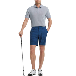 Camisetas de Golf Transpirables de Secado Rápido para Hombre, Mezcla de Poliéster/Algodón, Logotipo Personalizado, Impresión Digital, Manga Corta, Alto Rendimiento - Product Image 4