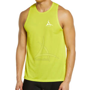 เสื้อกล้ามออกกำลังกายผู้ชายปี 2025 ระบายอากาศได้ดี ผ้าถัก สวมใส่สบาย ออกแบบโลโก้และขนาดได้ตามต้องการ คุณภาพสูง ผ้าฝ้าย 100% ขายดีออนไลน์ - Product Image 2