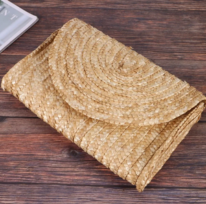 Bolso de Mano de Paja de Primera Calidad, Tejido, Estilo Sobre Delgado para Mujer, Bolsos de Playa Directamente del Proveedor Indio - Product Image 2