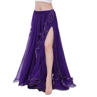 Robe de danse orientale de style égyptien moderne haut de gamme, jupe fluide en mousseline légère, pour performance scénique, imprimée sur mesure