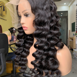 100% Natural sin procesar trama única vietnamita Remy extensión de tejido de cabello humano suelto profundo océano ondulado grado 100% cabello Remy - Product Image 1
