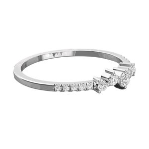 แหวนหมั้นเพชรทรงกลมสำหรับเธอ - Product Image 2