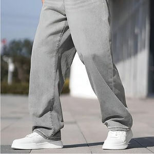 Jeans en coton pour hommes de haute qualité, pantalons, pantalons amples pour garçons, jeans personnalisés, jeans de qualité, style baggy, pièces en denim - Product Image 3