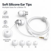 Écouteurs filaires pour casques VR Meta Quest 3, écouteurs intra-auriculaires filaires 3,5 mm