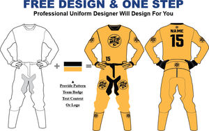 Auto Racing Moto Racing Motocross Costume 2024 Bon Matériel BMX Racing et VTT Costume Avec Poches À Vendre 2024 - Product Image 2