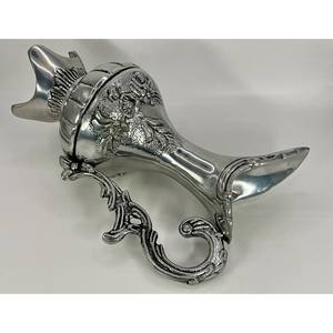 Jarra de Agua Vintage de Aluminio Morado con Asa de Lazo y Tapa para Hielo, Ecológica, de 1 Litro - Product Image 6