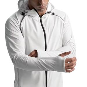 Ensemble de survêtement 2 pièces pour homme, grande taille, léger et respirant, veste coupe-vent et pantalon, faible MOQ, étiquette de marque personnalisée, pour la course à pied, avec fermeture éclair frontale - Product Image 1