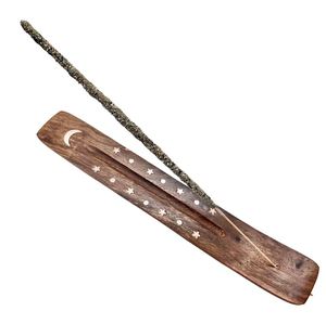 Handmade Wooden Dual Incense <b>Stick</b> Holder with Ash Catcher for Meditation Yoga Aromatherapy Spiritual Home Decor Factory Price - Product Image 4