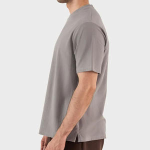 เสื้อยืดสำหรับผู้ชายเสื้อสไตล์สตรีทแวร์ผ้าฝ้าย100% ย้อมสีคุณภาพสูงสำหรับผู้ชาย - Product Image 5