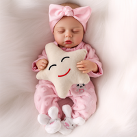 Poupée Reborn en vinyle Babeside de 12 pouces, compagnon émotionnel réalistes pour bébés filles, jouet doux, poupée de mode