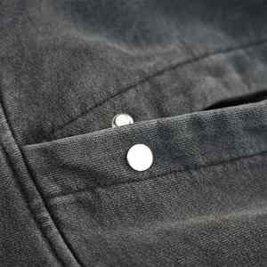 Fabricante de Sudaderas Personalizadas, Sudadera con Capucha de 500 G, Hombros Caídos, Bordado Vintage, Lavado Ácido - Product Image 3