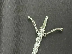 925 Sterling 3ct Infinity Linked Moissanite Diamond Bracelet de tennis Bracelets et bracelets en diamant élégants et élégants - Product Image 2