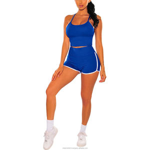 Ensemble deux pièces 100% coton à capuche uni pour femme, idéal pour le yoga, la gym, le sport, les sorties sexy en automne - Product Image 6