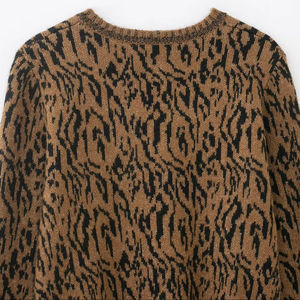 Suéter de Punto para Mujer, 100% Algodón, Cuello en V, con Logotipo Frontal, Transpirable y Cómodo - Product Image 4