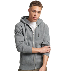 Nouveau meilleur Design personnalisé conception hommes de haute qualité en gros 2024 léger personnalisé couleur de teinture unie hommes sweats à capuche à fermeture éclair - Product Image 1