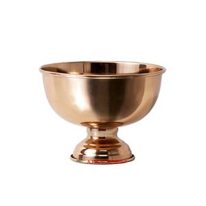 Home Decorative Metal Flower Bowl <b>Vase</b> With <b>Copper</b> Finishing Modern Aluminum Flower Pots for Home and Table Decoration - Product Image 1