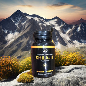 60 cápsulas del líquido oral secado al sol Himalayan Shilajit más potente y puro para adultos no para mujeres embarazadas - Product Image 1
