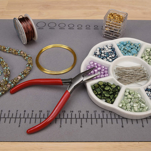 Alicates de punta plana para joyería hechos a medida, caja conjunta de Color rojo, mango de agarre de PVC, alicates para doblar alambre, alicates para hacer joyas - Product Image 6