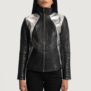 Venta al por mayor de moda de las mujeres chaqueta de cuero de la PU de las mujeres de moda chaqueta de cuero de alta calidad - Product Image 4