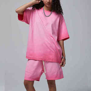 <b>Men's</b> Summer Breathable Cotton <b>T</b>-<b>Shirt</b> <b>and</b> <b>Shorts</b> <b>Set</b> Customizable DTG Acid Wash <b>Design</b> Heavy Wash New <b>Set</b> - Product Image 4